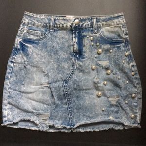 Denim skirt